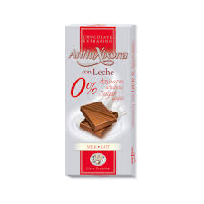 ANTIU XIXONA CHOCOLATE CON LECHE 0 AZUCAR AÑADIDOS