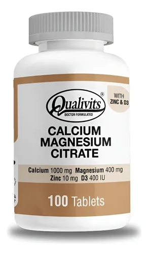 qualivits calcio magnesio y zinc