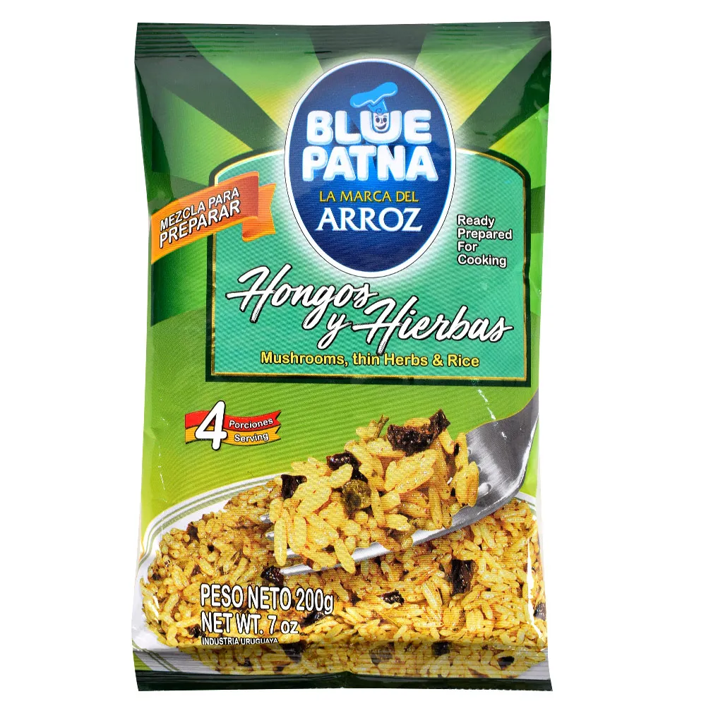 Arroz Saborizado Blue Patna Hongos Y Hierbas 200 G