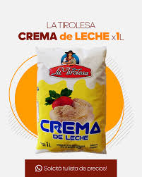 Crema de leche La Tirolesa x 1 L