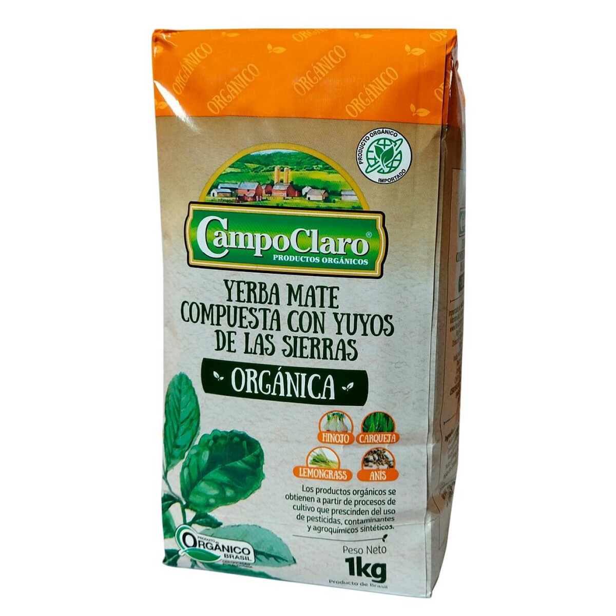 Yerba compuesta con Yuyos Campo Claro 500 G.